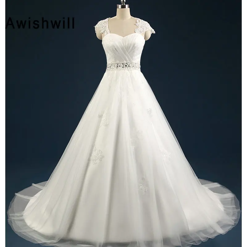 Custom-made Women Wedding Dress Detachable Sleeves With Bow Back Beaded Appliques Tulle A-line Bridal Wedding Gowns
Custom-made Women Wedding Dress Detachable Sleeves With Bow Back Beaded Appliques Tulle A-line Bridal Wedding Gowns