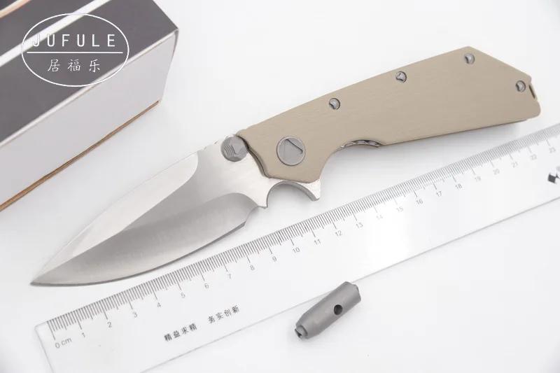 JUFULE новый складной D2 лезвие G10 рукоятка Flipper тактический открытый выживание