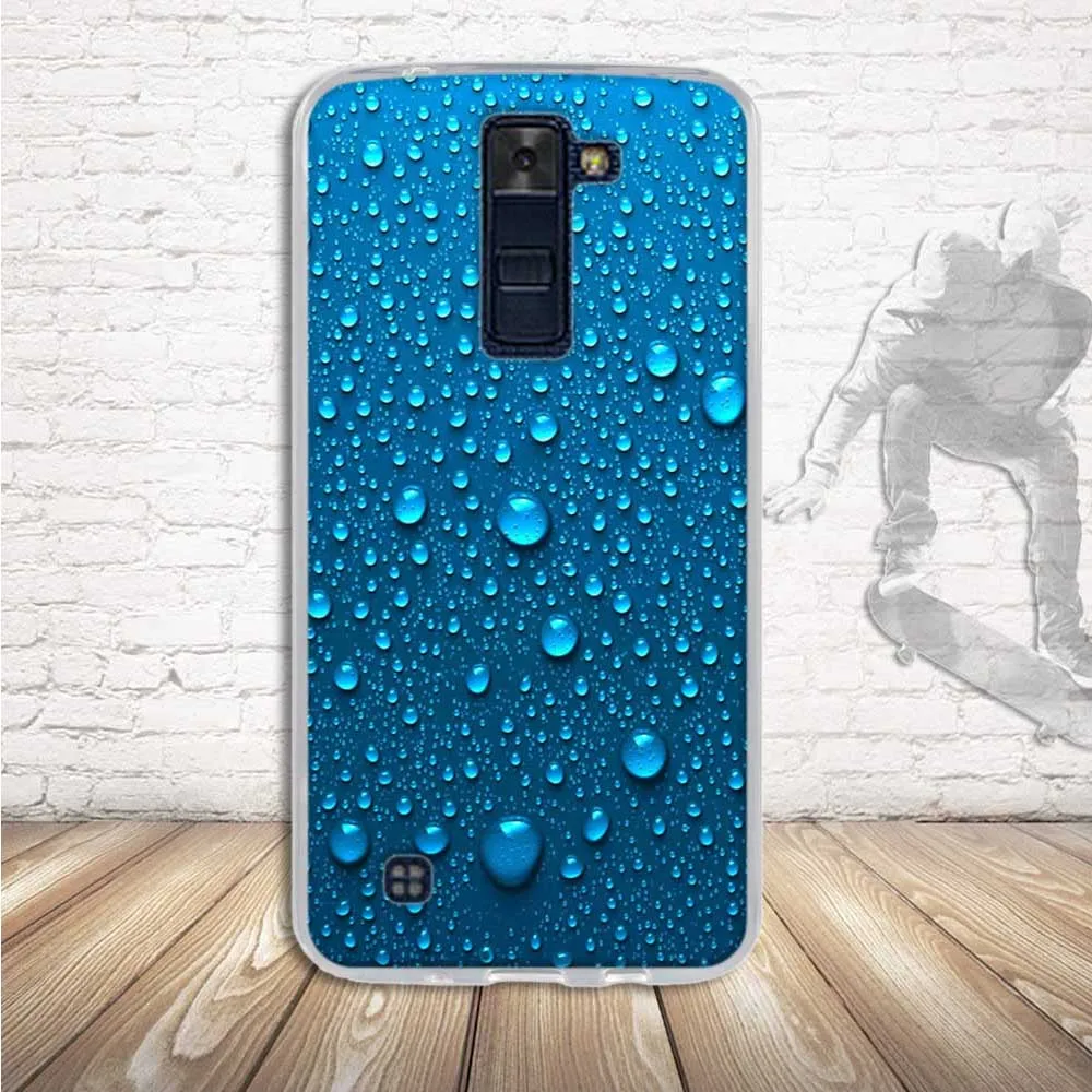 Женский чехол для LG K8 Lte K350 K350E K350N силиконовый мягкий из ТПУ с милым мультяшным