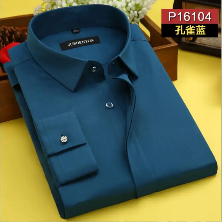Новый Для Мужчин's professional wear с длинными рукавами белая рубашка бамбуковое