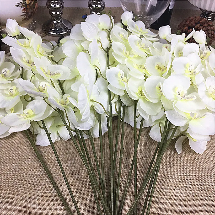 20Pcs/lot Wholesale white Orchid branches Artificial Flowers for wedding party Decoration orchids cheap flowers
20Pcs/lot Wholesale white Orchid branches Artificial Flowers for wedding party Decoration orchids cheap flowers