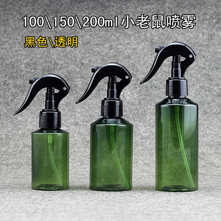 100ml/150ml/200ml Oblique Shoulder Green PET Plastic Bottle with Lock Small Mouse Fine Mist Spray Bottle 10PCS/LOT
100ml/150ml/200ml Oblique Shoulder Green PET Plastic Bottle with Lock Small Mouse Fine Mist Spray Bottle 10PCS/LOT
