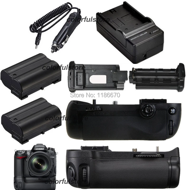 Аккумуляторная батарея для Nikon D7100 D7200 в виде двух шагов с пультом управления |