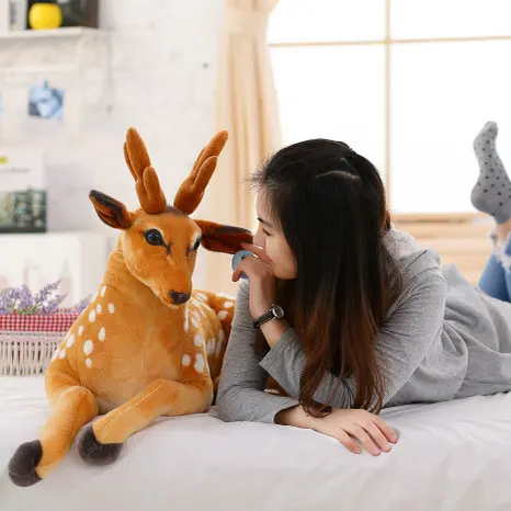30-110CM Real Life Deer Plush Toy Stuffed Sika Deer Doll For Kids Baby Children's Birthday Gift Home Decor 
30-110CM Real Life Deer Plush Toy Stuffed Sika Deer Doll For Kids Baby Children's Birthday Gift Home Decor