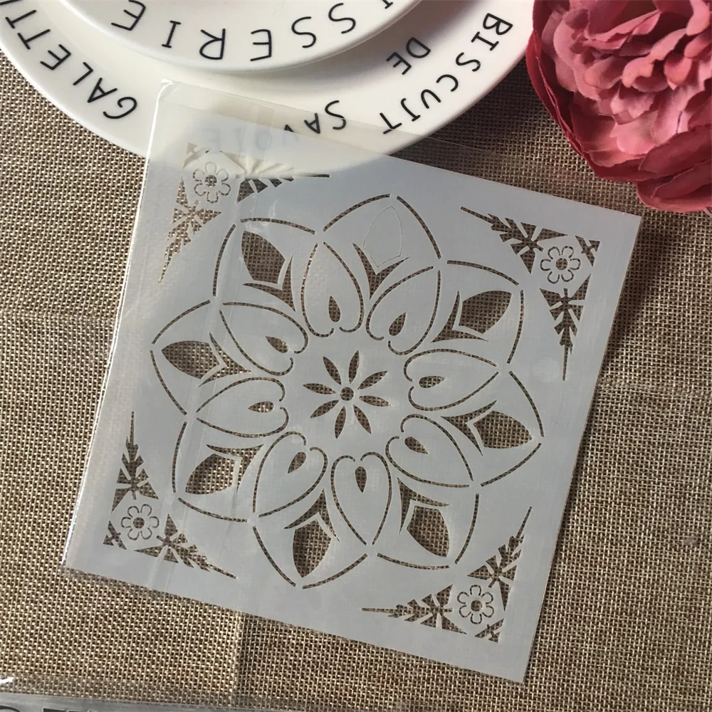 4Pcs/Set 15cm Round Square Flower DIY Layering Stencils Painting Scrapbook Coloring Embossing Album Decorative Card Template
4Pcs/Set 15cm Round Square Flower DIY Layering Stencils Painting Scrapbook Coloring Embossing Album Decorative Card Template