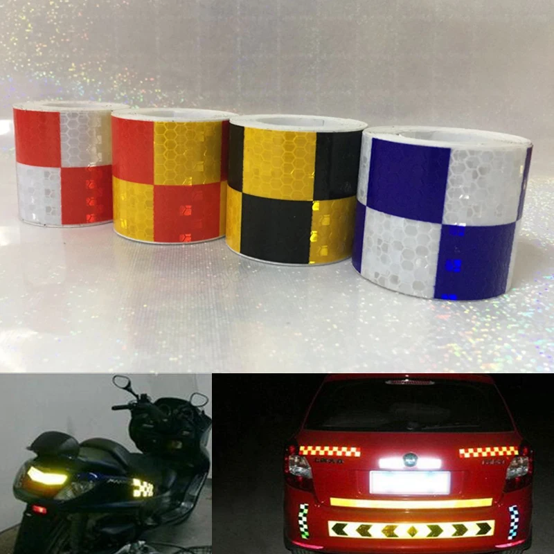 5cm X 3m Small Shining Square Self-Adhesive Reflective Warning Tape with Color Twill Printing for Car
5cm X 3m Small Shining Square Self-Adhesive Reflective Warning Tape with Color Twill Printing for Car