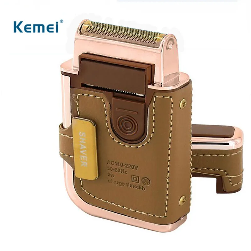 Kemei Original Men's Electric Shavers Razors Vintage Leather Wrapped Rechargeable Mustache Beard Trimmer Shaving Machine
Kemei Original Men's Electric Shavers Razors Vintage Leather Wrapped Rechargeable Mustache Beard Trimmer Shaving Machine