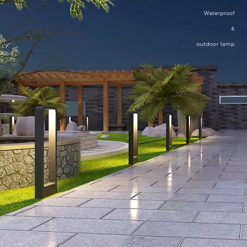 QIHANG Waterproof LED Garden Lawn Lamp Modern Aluminum Pillar Light Outdoor Courtyard villa landscape lawn Square bollards light
QIHANG Waterproof LED Garden Lawn Lamp Modern Aluminum Pillar Light Outdoor Courtyard villa landscape lawn Square bollards light