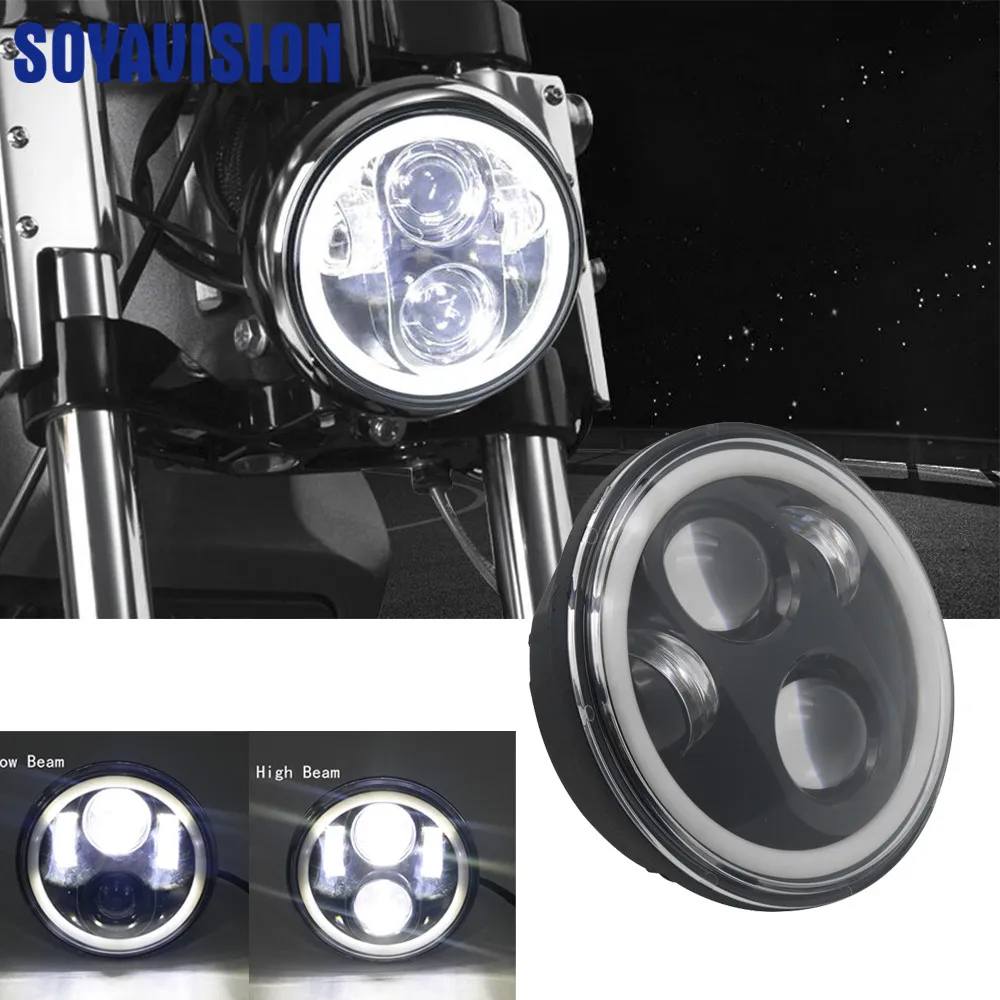 Светодиодный прожектор с поворотниками Для Harley Night Rod Iron 3/4 5 75 883 дюйма| |
