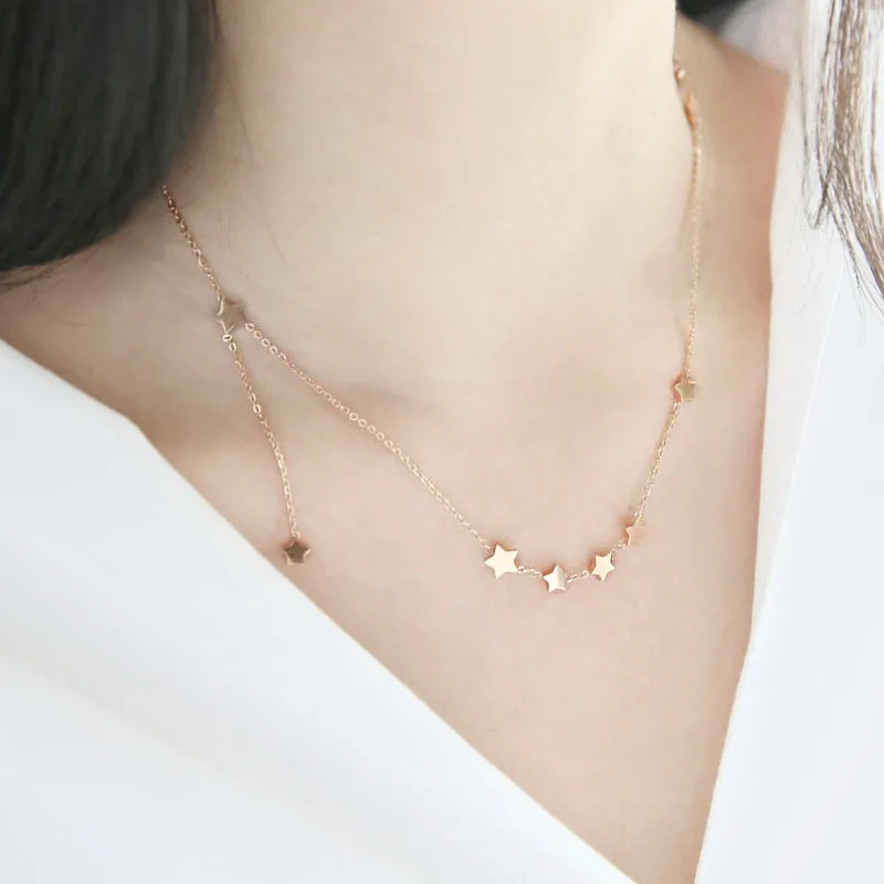 YUN RUO Fashion Star Pendant Necklace for Woman Party Stainless Steel Jewelry Gift Rose Gold Color Never Fade Dropship 2020
YUN RUO Fashion Star Pendant Necklace for Woman Party Stainless Steel Jewelry Gift Rose Gold Color Never Fade Dropship 2020