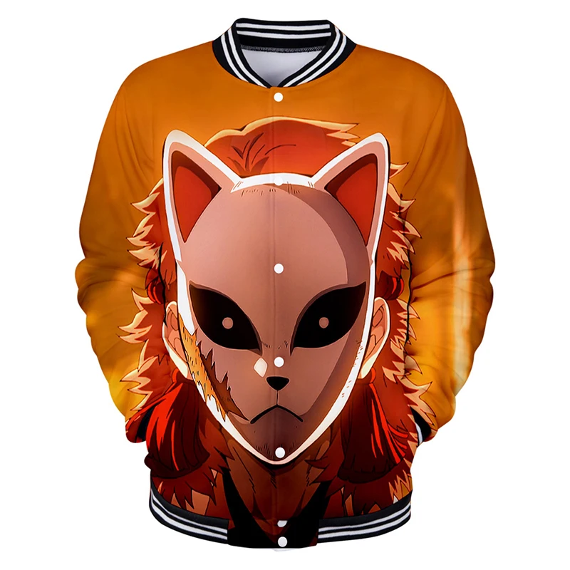 New 3d Print Baseball Jacket Anime Blade of Ghost Fashion Men Women Hoodie Sweatshirt Casual Long Sleeve 3D Hoodies Jackets Tops
New 3d Print Baseball Jacket Anime Blade of Ghost Fashion Men Women Hoodie Sweatshirt Casual Long Sleeve 3D Hoodies Jackets Tops