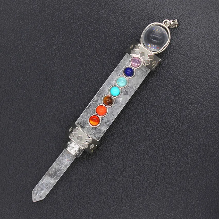 100-Unique 1 Pcs Silver Plated Hexagon 2 Layer Natural Rock Crystal with Round Beads Pendant Statement Jewelry
100-Unique 1 Pcs Silver Plated Hexagon 2 Layer Natural Rock Crystal with Round Beads Pendant Statement Jewelry