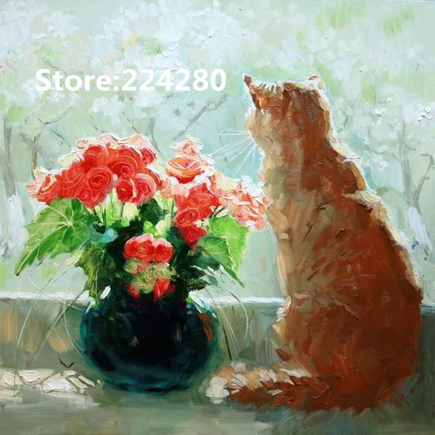 Needlework,Flower cat cute Animal embroidery,14CT Unprinted DIY Cross stitch kits,Art Pattern counted Cross-Stitching decor
Needlework,Flower cat cute Animal embroidery,14CT Unprinted DIY Cross stitch kits,Art Pattern counted Cross-Stitching decor