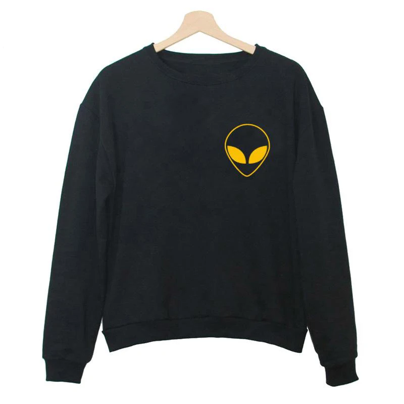 H1052 2016 Autumn New Alien Print Pullover Fashion Casual Kpop Hoodie Full Sleeve Lady Tracksuit
H1052 2016 Autumn New Alien Print Pullover Fashion Casual Kpop Hoodie Full Sleeve Lady Tracksuit