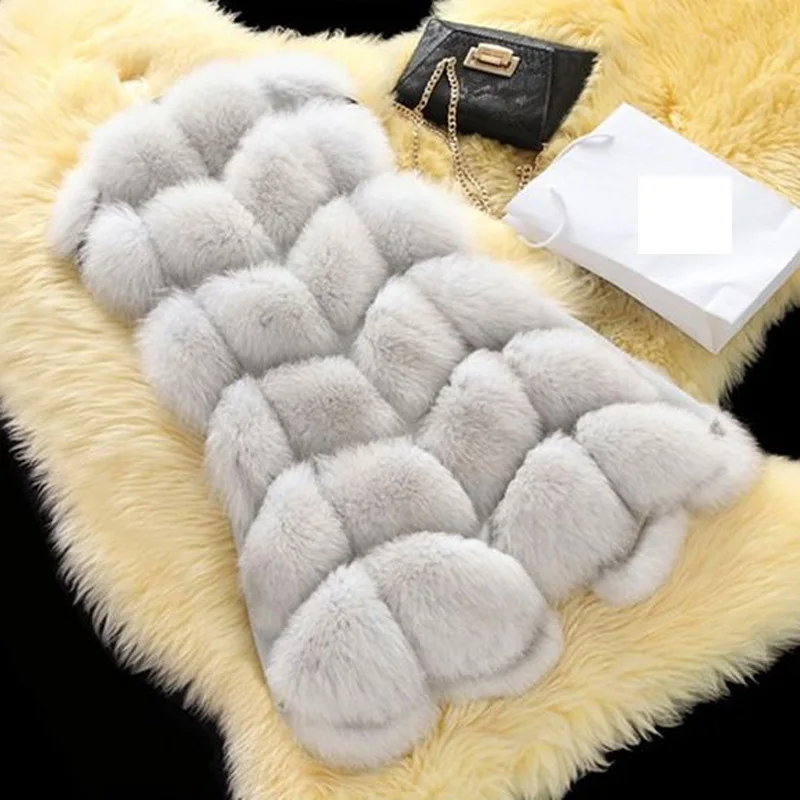 New Fashion Women Coat Winter Warm Faux Fur Vest Faux Fur Coat High-Grade Faux Fur Coat Fox Fur Long Vest Big Size S-3XL
New Fashion Women Coat Winter Warm Faux Fur Vest Faux Fur Coat High-Grade Faux Fur Coat Fox Fur Long Vest Big Size S-3XL