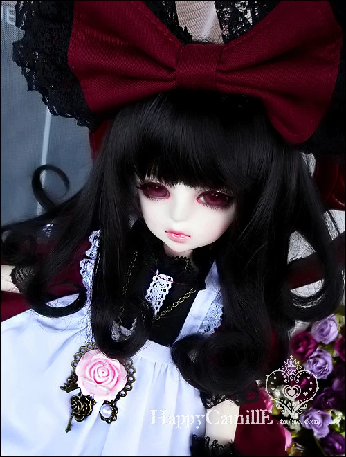 1/4 масштаб BJD парик длинные волосы кудри для BJD/Аксессуары кукол SD не включены