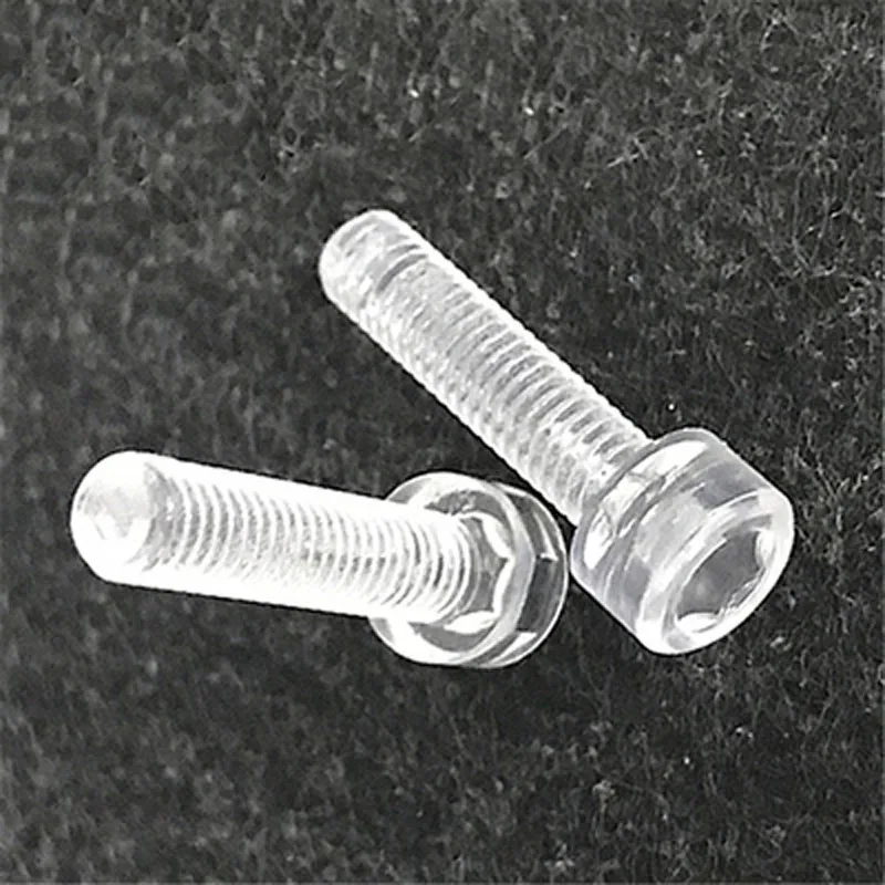 20pcs M6 M8 Transparent PC polycarbonate Hexagon socket heads Cup head bolt Plastic screw 12mm-30mm Length
20pcs M6 M8 Transparent PC polycarbonate Hexagon socket heads Cup head bolt Plastic screw 12mm-30mm Length