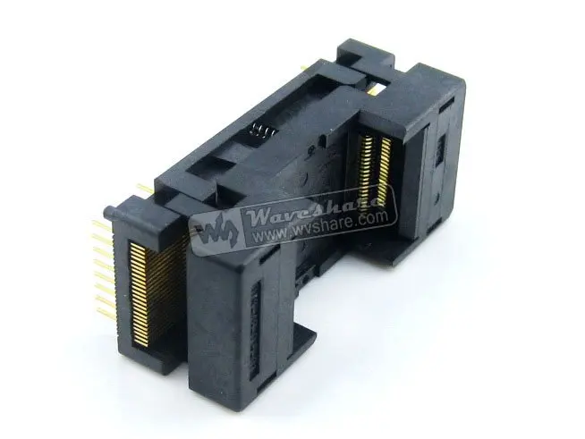 Enplas IC Test & Burn-in Socket, for TSOP48 package Pitch: 0.5mm Width: 18.4mm Socket PN OTS-48-0.5-01
Enplas IC Test & Burn-in Socket, for TSOP48 package Pitch: 0.5mm Width: 18.4mm Socket PN OTS-48-0.5-01