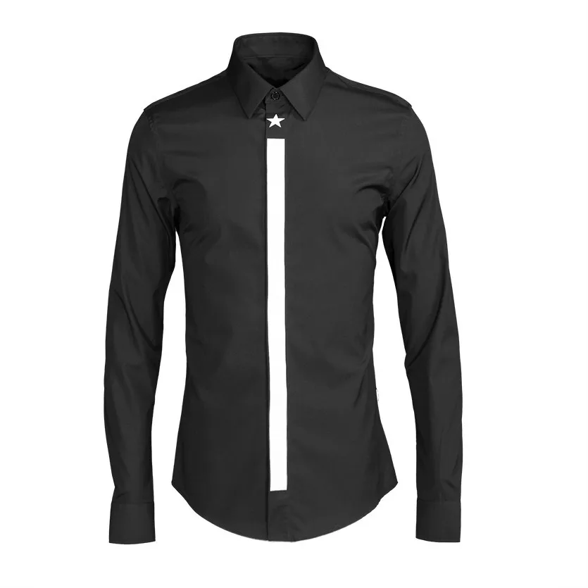 High-end long sleeve cotton shirt men brand fashion black shirts male solid casual shirt mens M-4XL spring clothing overhemd
High-end long sleeve cotton shirt men brand fashion black shirts male solid casual shirt mens M-4XL spring clothing overhemd