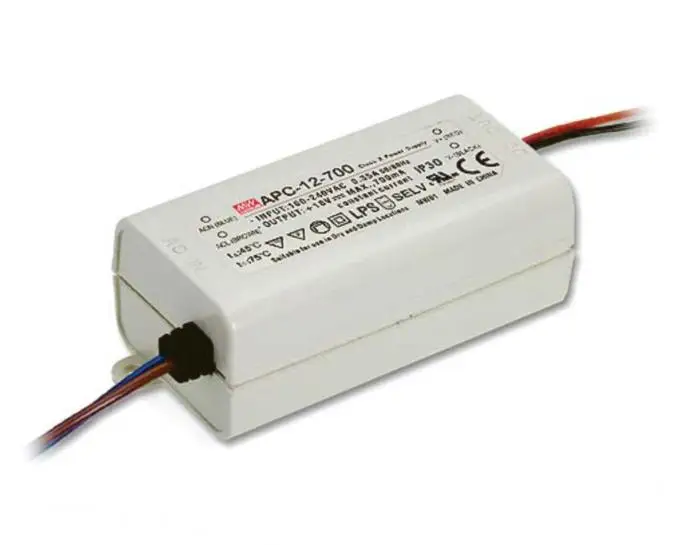 Mean Well APC-12-350, 12 Вт, 9 ~ 36 В, 350 мА светодиодный водонепроницаемый драйвер, одиночный выходной импульсный источник питания
Mean Well APC-12-350, 12 Вт, 9 ~ 36 В, 350 мА светодиодный водонепроницаемый драйвер, одиночный выходной импульсный источник питания