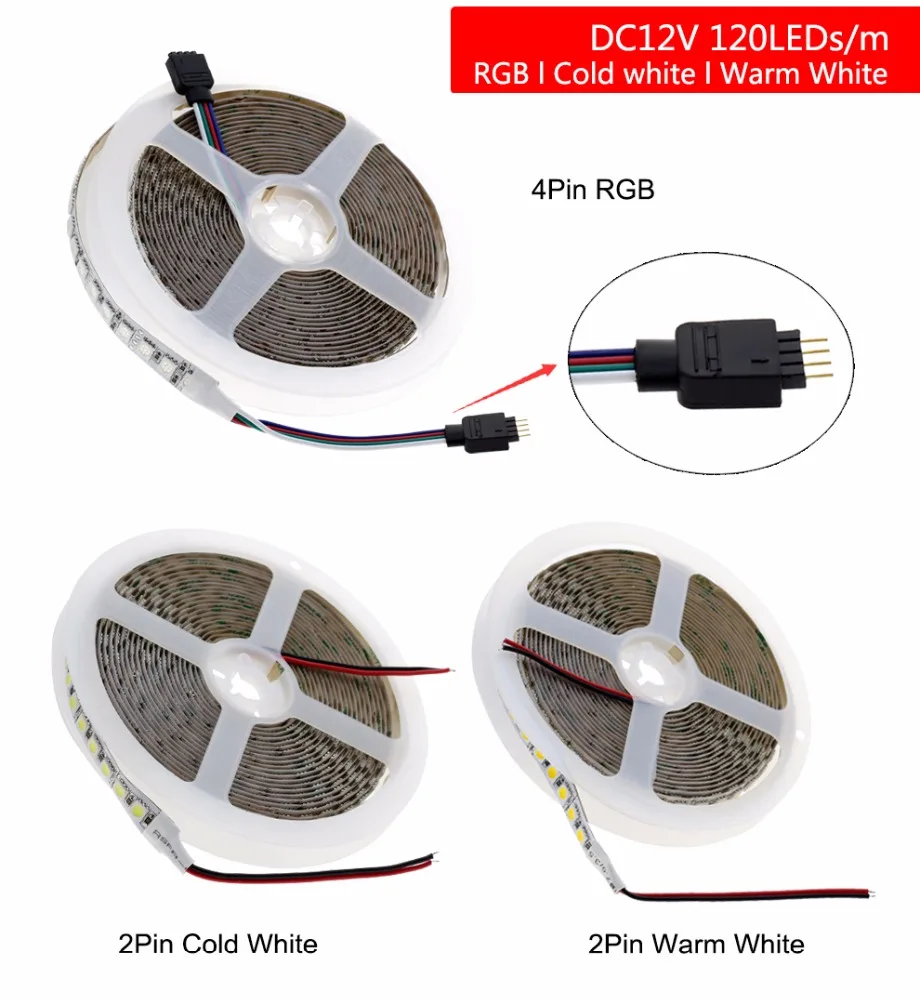 DC12v 120leds/m RGB led strip 5050 5m/reel single row warm white/white led tape light ip20 Non waterproof
DC12v 120leds/m RGB led strip 5050 5m/reel single row warm white/white led tape light ip20 Non waterproof