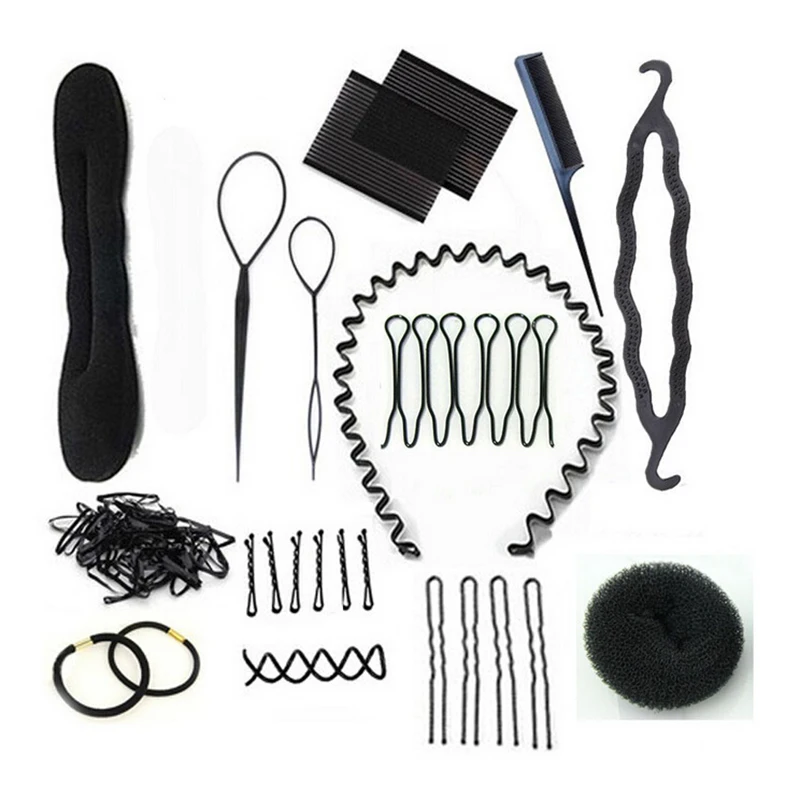 13pcs/Set Hair Braider Magic Twist Bun Comb Pins Clips Sponge Roller Maker Styler For Girl Women DIY Styling Tools
13pcs/Set Hair Braider Magic Twist Bun Comb Pins Clips Sponge Roller Maker Styler For Girl Women DIY Styling Tools