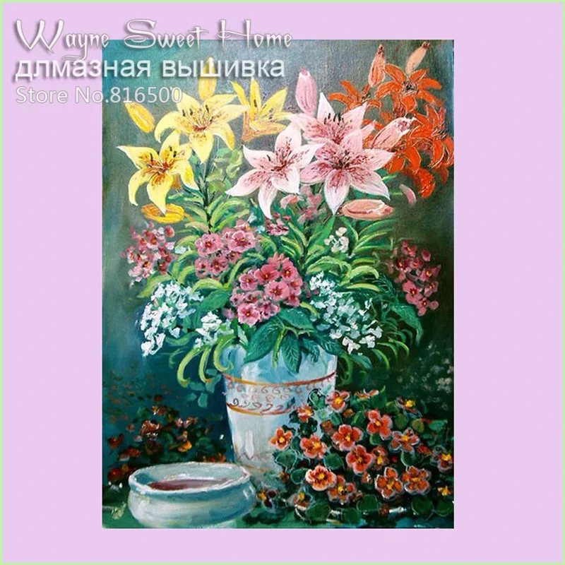 5D Full Resin Diamond Painting Cross Stitch Flower Diamond Mosaic Craft Diamond Embroidery Diy Needlework Lily On The Table
5D Full Resin Diamond Painting Cross Stitch Flower Diamond Mosaic Craft Diamond Embroidery Diy Needlework Lily On The Table