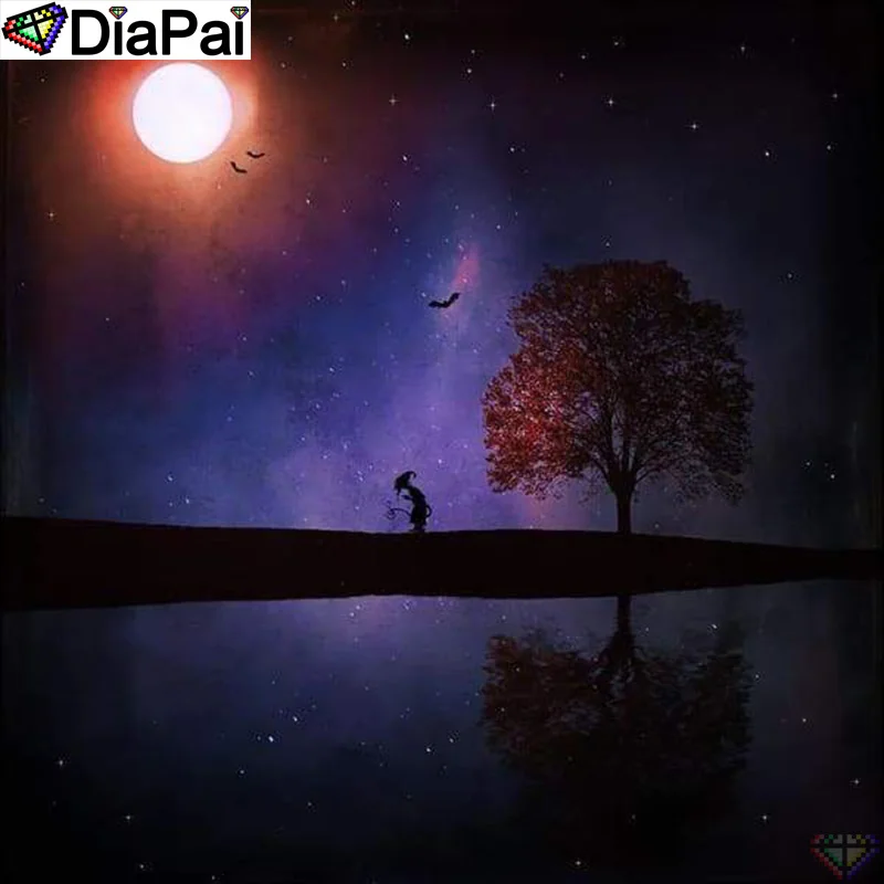 DiaPai Diamond Painting 5D DIY 100% Full Square/Round Drill "Tree moon scenery" Diamond Embroidery Cross Stitch 3D Decor A24343
DiaPai Diamond Painting 5D DIY 100% Full Square/Round Drill "Tree moon scenery" Diamond Embroidery Cross Stitch 3D Decor A24343