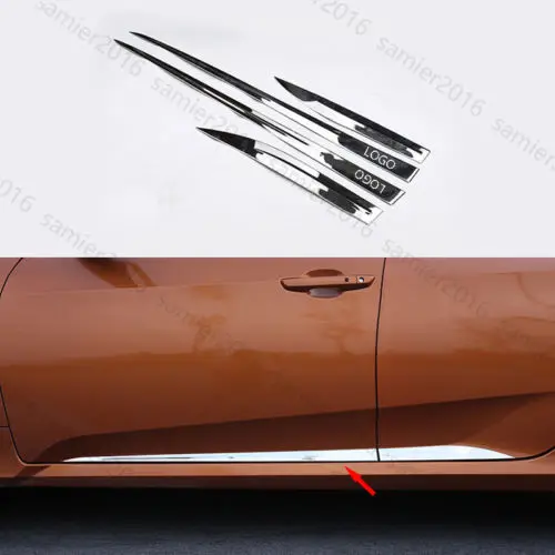 4PCS Stainless Body door Side Mouldings trim Cover Strip For Honda Civic 16-2017
4PCS Stainless Body door Side Mouldings trim Cover Strip For Honda Civic 16-2017