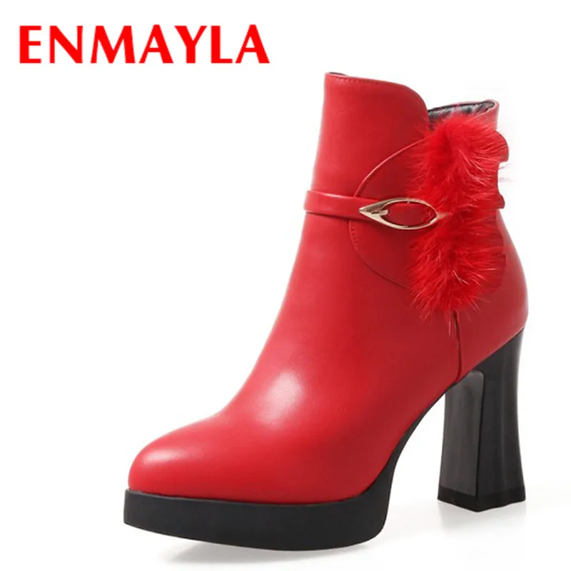 Женские ботильоны на очень высоком каблуке ENMAYLA, на платформе, с мехом, с пряжкой, туфли-лодочки на шпильке, женские вечерние свадебные туфли
Женские ботильоны на очень высоком каблуке ENMAYLA, на платформе, с мехом, с пряжкой, туфли-лодочки на шпильке, женские вечерние свадебные туфли