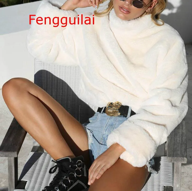 Women Top 2019 Autumn Winter Jacket Thick Lambswool Women Fur Wool Coats Women Outerwear Warm Back Zippers Crop Jackets
Women Top 2019 Autumn Winter Jacket Thick Lambswool Women Fur Wool Coats Women Outerwear Warm Back Zippers Crop Jackets