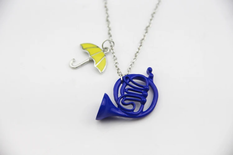 20pcs/lot Wholesale Fashion How I Met Your Mother Blue French Horn Necklace Pendant with Chain TV Jewelry For Children
20pcs/lot Wholesale Fashion How I Met Your Mother Blue French Horn Necklace Pendant with Chain TV Jewelry For Children
