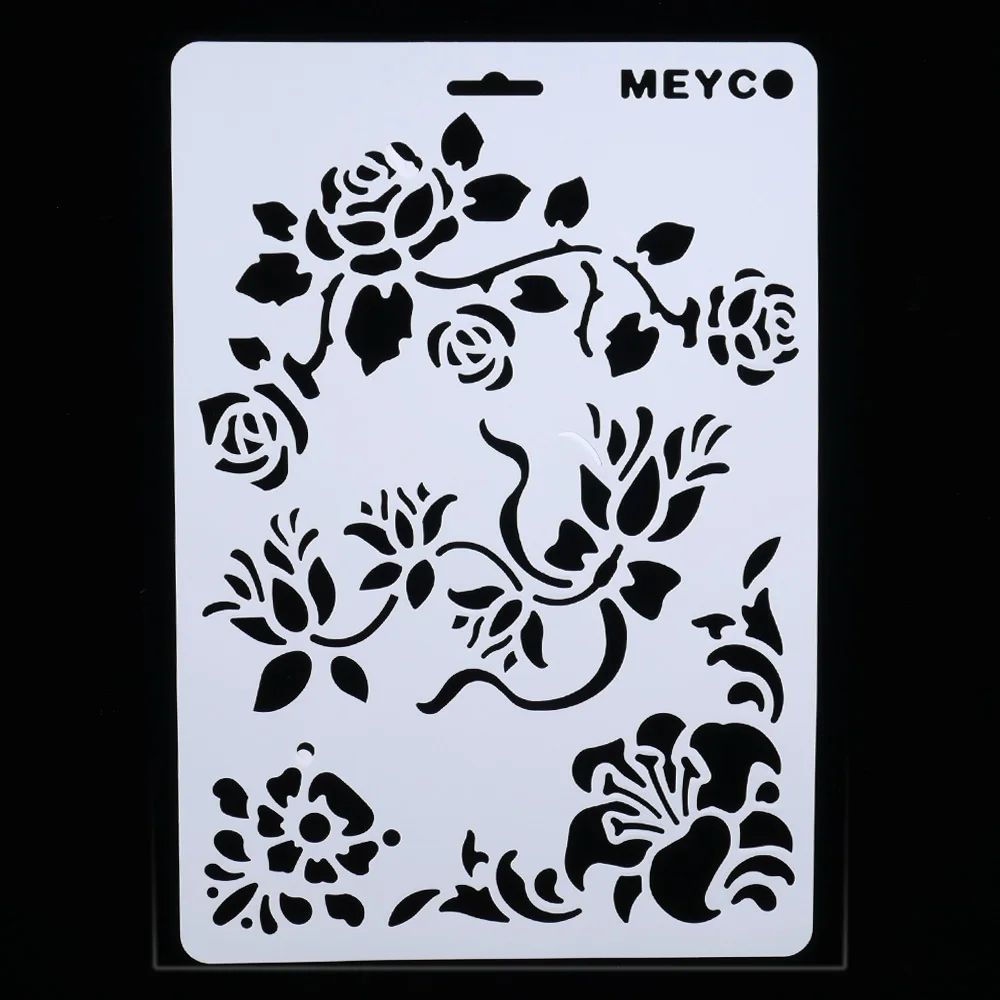 DIY Craft Rose flowers Layering Stencils For Walls Painting Scrapbooking Stamping Stamps Album Decorative Embossing Paper Cards
DIY Craft Rose flowers Layering Stencils For Walls Painting Scrapbooking Stamping Stamps Album Decorative Embossing Paper Cards