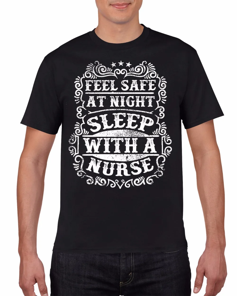 Tshirt Homme 2019 New T Shirt Making sleep With A Nurse Feel Safe At Night Mens Black T Shirt print Your Own Tee Shirt
Tshirt Homme 2019 New T Shirt Making sleep With A Nurse Feel Safe At Night Mens Black T Shirt print Your Own Tee Shirt