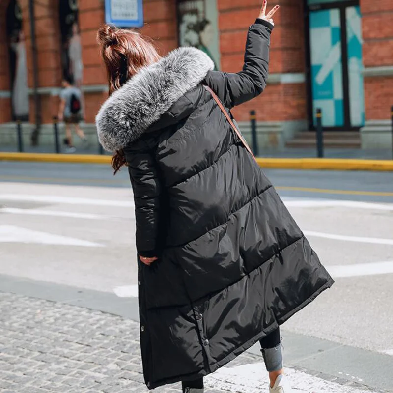 Women parkas mujer 2018 Down cotton Parka winter jacket Thicken Warm X-Long Slim Hooded Padded jacket Coat Outwear plus size
Women parkas mujer 2018 Down cotton Parka winter jacket Thicken Warm X-Long Slim Hooded Padded jacket Coat Outwear plus size