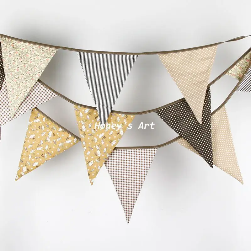 New 3.5M Bigger flags Brown Fabric Bunting Handmade Personality Wedding Birthday Party Decoration Baby Shower Customize Garland
New 3.5M Bigger flags Brown Fabric Bunting Handmade Personality Wedding Birthday Party Decoration Baby Shower Customize Garland