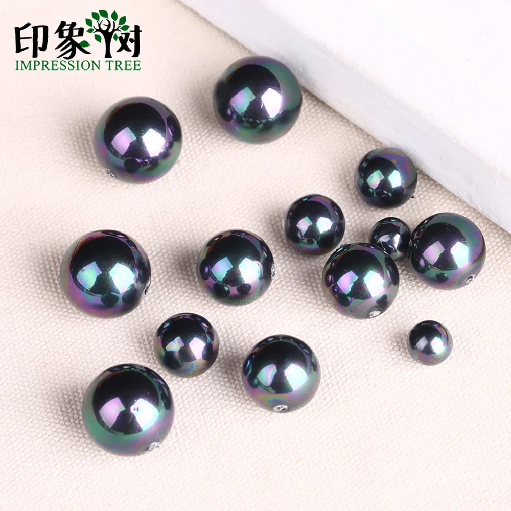 6/8/10/12mm Top Quality Imitation Shell Pearls AB Black Colors Round Loose Beads To Needlework Bracelets Jewelry DIY Making 1878
6/8/10/12mm Top Quality Imitation Shell Pearls AB Black Colors Round Loose Beads To Needlework Bracelets Jewelry DIY Making 1878