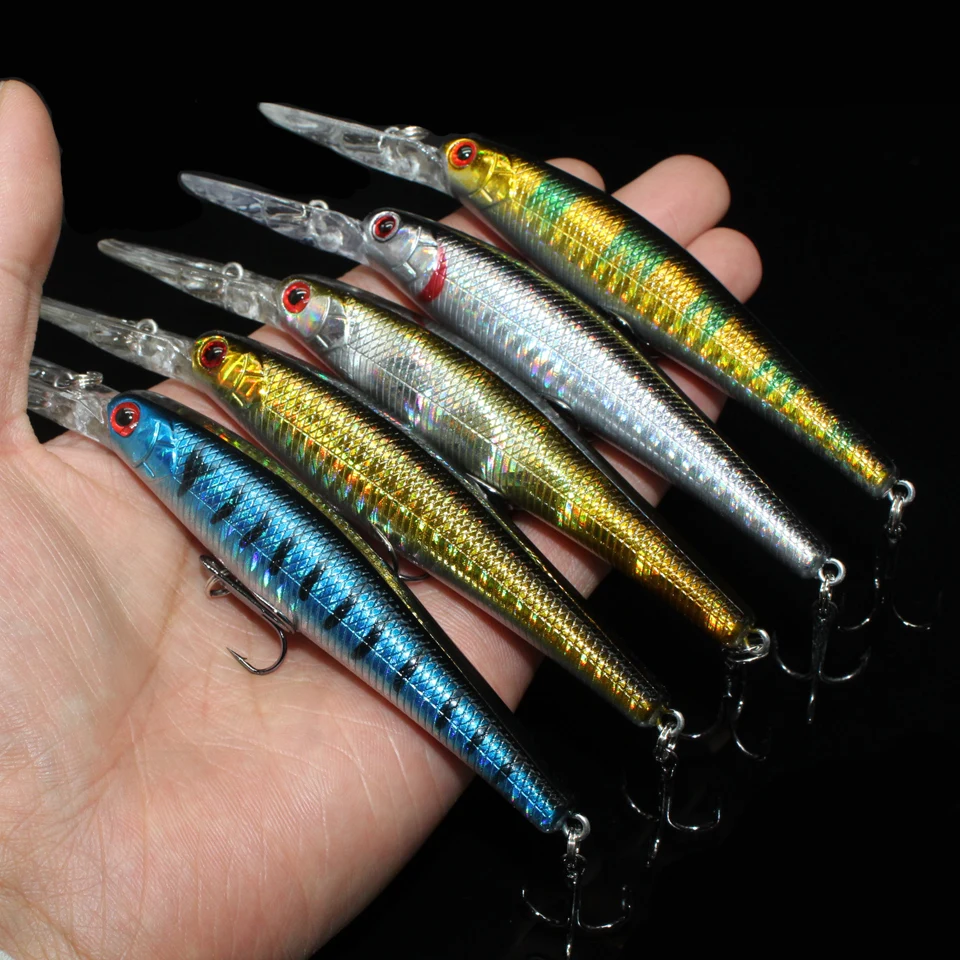 LEOSPORT 1PCS 4 COLORS 12.5cm 14g Hard Fishing Lures Plastic Minnow Crankbaits Treble Hooks Artificial Bait
LEOSPORT 1PCS 4 COLORS 12.5cm 14g Hard Fishing Lures Plastic Minnow Crankbaits Treble Hooks Artificial Bait