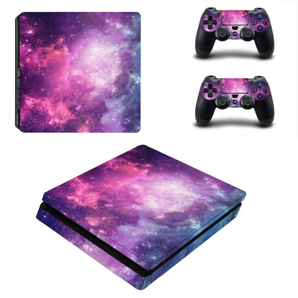 Film Aquaman PS4 Slim Skin Sticker Decal Vinyl for Playstation 4 Console and 2 Controllers |