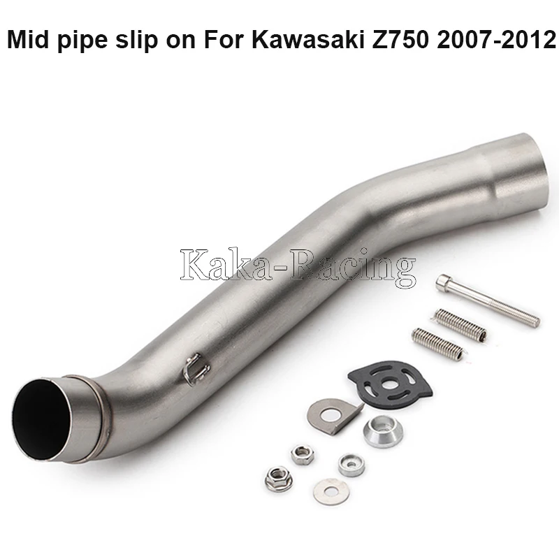 Z750 Stainless Steel Motorcycle Exhaust Muffler Mid link Pipe Adapter middle connect tube slip on for Kawasaki z750 2007-2012
Z750 Stainless Steel Motorcycle Exhaust Muffler Mid link Pipe Adapter middle connect tube slip on for Kawasaki z750 2007-2012