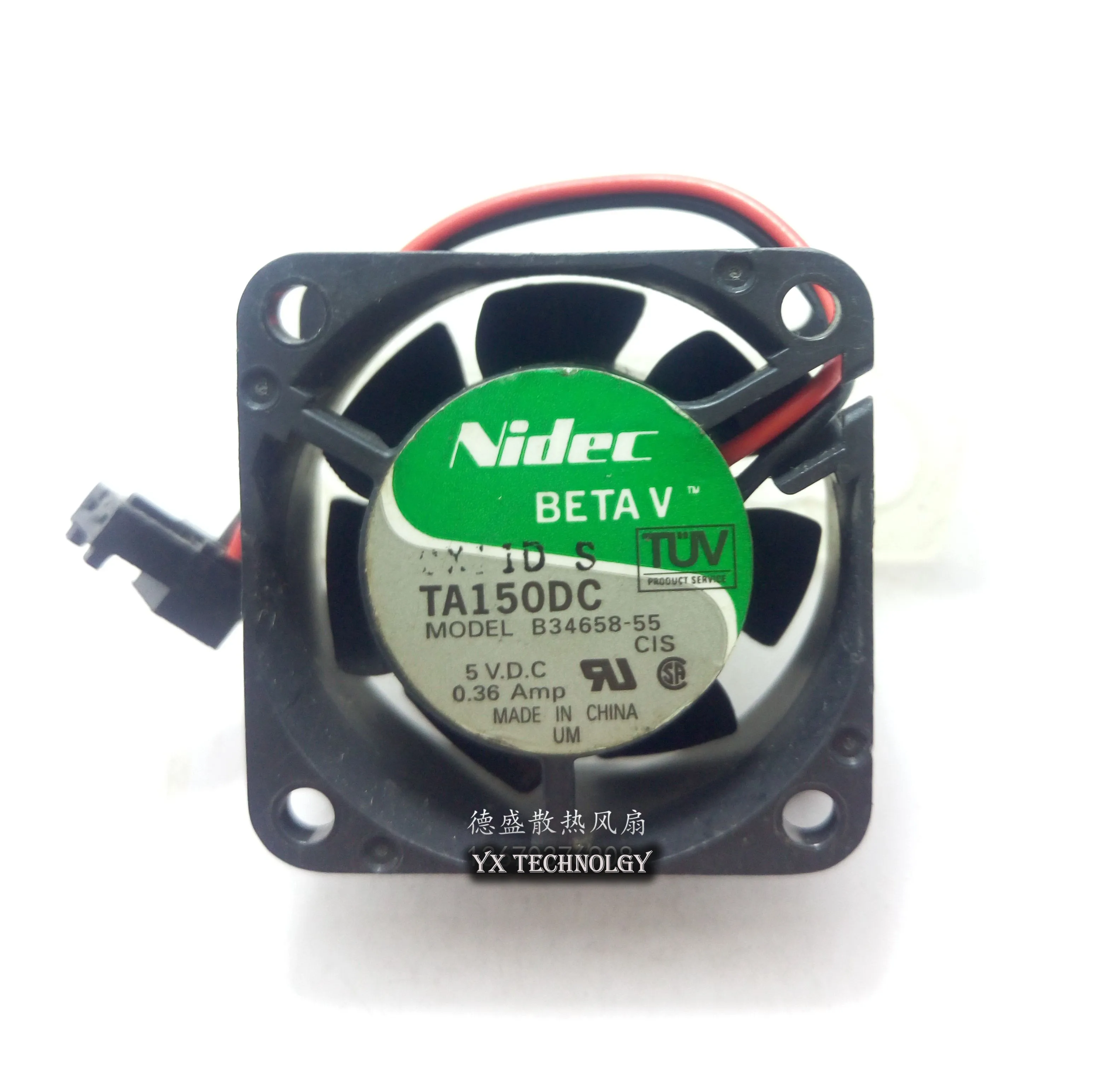 NIDEC orginal 4020 40mm TA150DC B34658-55 For Cisco switches cooling fan 40*40*20 4cm DC 5V 0.36A
NIDEC orginal 4020 40mm TA150DC B34658-55 For Cisco switches cooling fan 40*40*20 4cm DC 5V 0.36A