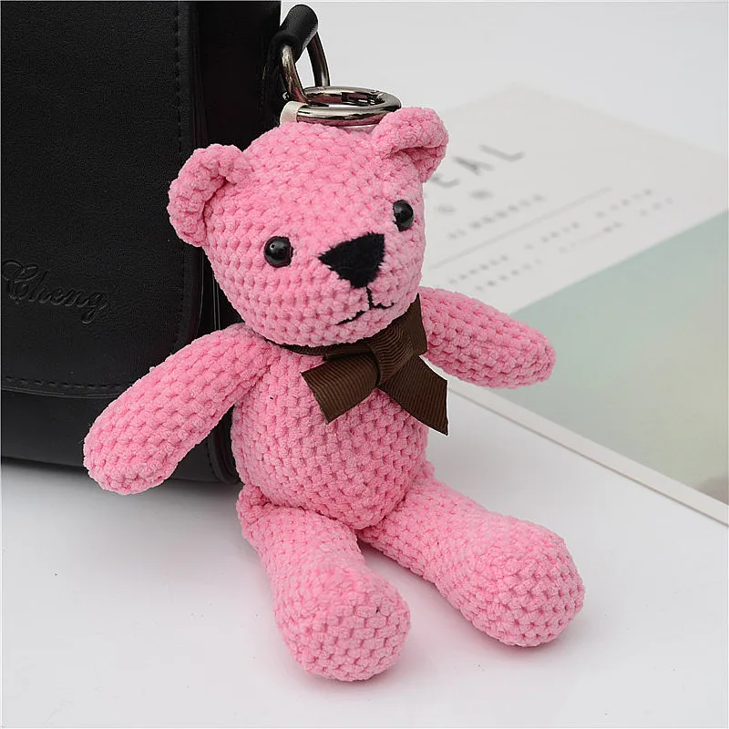 New Cloth Vintage Keychain Key Rings Fashion Pendant Teddy Bear Cute Cartoon Car Bag Accessories Charm Ornament EH837
New Cloth Vintage Keychain Key Rings Fashion Pendant Teddy Bear Cute Cartoon Car Bag Accessories Charm Ornament EH837