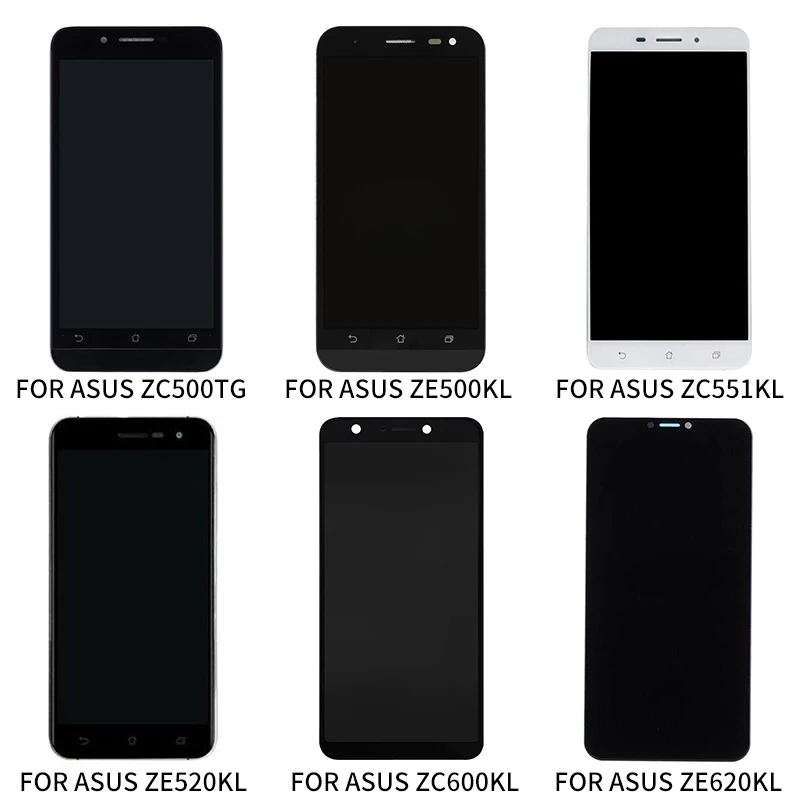 For ASUS ZenFone ZE500KL ZE520KL ZC551KL ZC600KL ZE620KL ZC500TG LCD Display+Touch Screen Digitizer Panel Assembly
For ASUS ZenFone ZE500KL ZE520KL ZC551KL ZC600KL ZE620KL ZC500TG LCD Display+Touch Screen Digitizer Panel Assembly