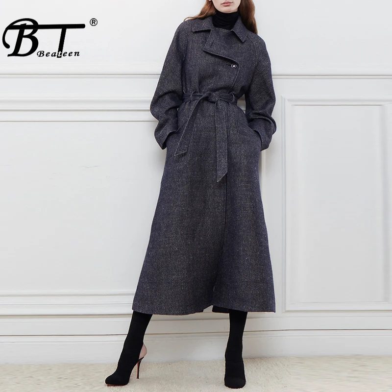 Beateen Streetwear Women Lady Long Trench Sexy Full Sleeve Turn Down Collar Fashion Sashes Double Breasted Women Coat 2018
Beateen Streetwear Women Lady Long Trench Sexy Full Sleeve Turn Down Collar Fashion Sashes Double Breasted Women Coat 2018