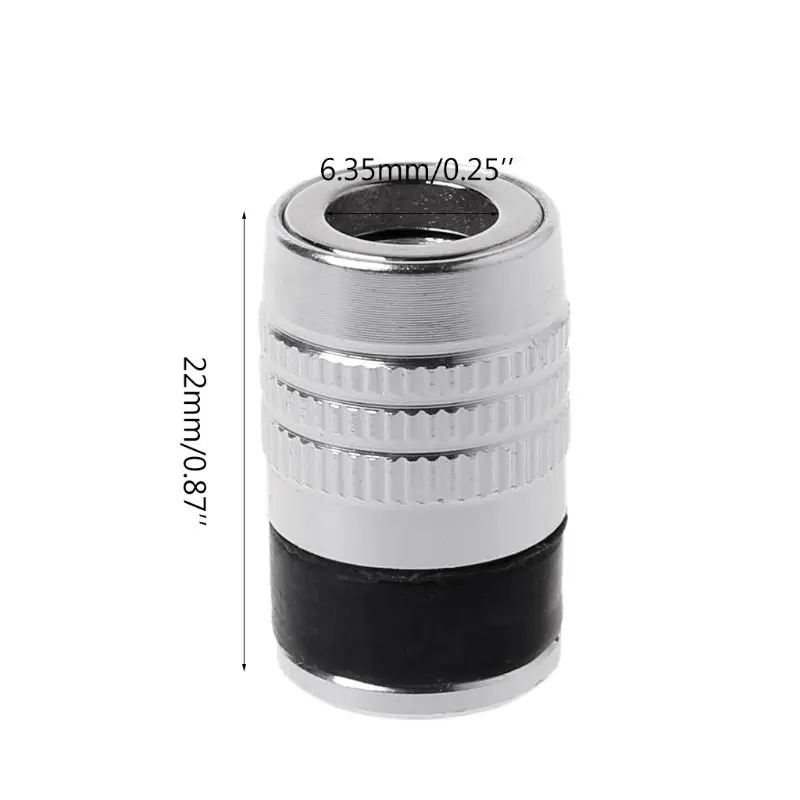 Magnetic Ring 1/4" 6.35mm Metal Strong Magnetizer Screw Electric Phillips Screwdriver Bits
Magnetic Ring 1/4" 6.35mm Metal Strong Magnetizer Screw Electric Phillips Screwdriver Bits