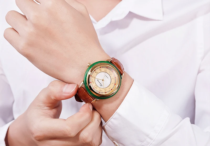 Chinese Zodiac Watch Jadeitse Fully automatic quartz waterproofing Collection of Hetian stone Men's Style Surface golds inlaid w
Chinese Zodiac Watch Jadeitse Fully automatic quartz waterproofing Collection of Hetian stone Men's Style Surface golds inlaid w
