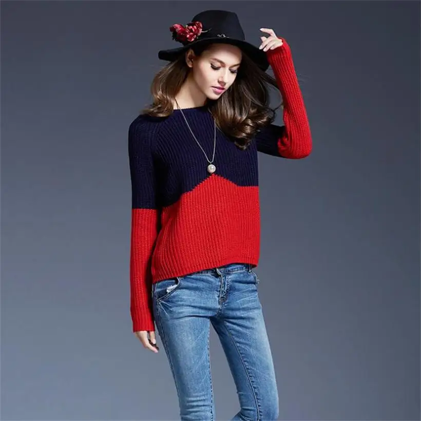 2019 new arrival women's cothing ladies slim patchwork knitted sweaters women casual pullover sweater 3 color S-L
2019 new arrival women's cothing ladies slim patchwork knitted sweaters women casual pullover sweater 3 color S-L