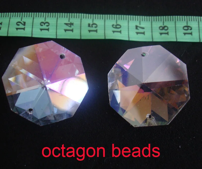 30pcs/lot ab color 30MM glass OCTAGON BEADS IN 2 HOLES FOR chandelier prism beads
30pcs/lot ab color 30MM glass OCTAGON BEADS IN 2 HOLES FOR chandelier prism beads