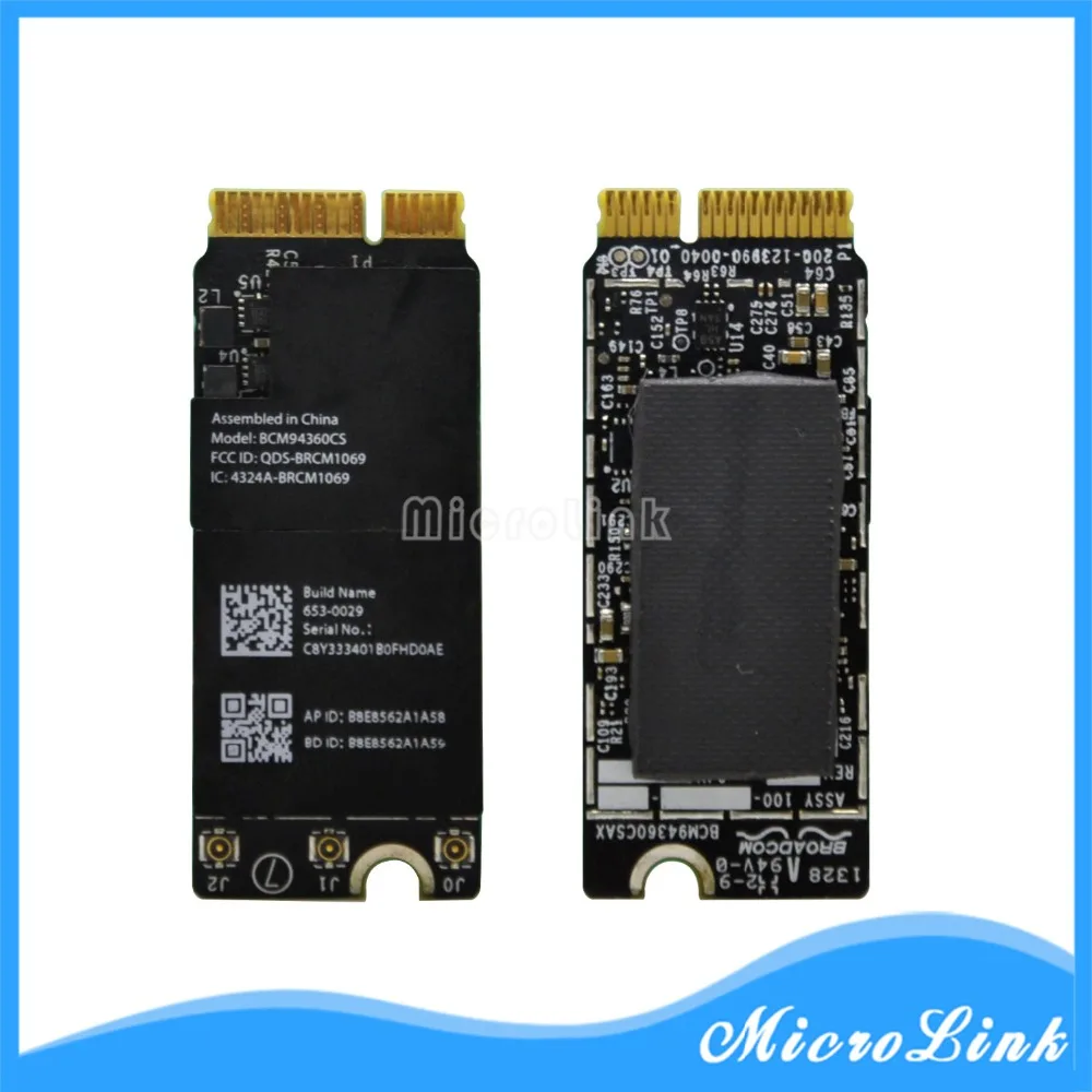 Bluetooth Wi Fi карта для Macbook Pro Retina 15 дюймов A1398 2013 2014 653 0029 661 8143 BCM94331CSAX|wifi airport card|airport