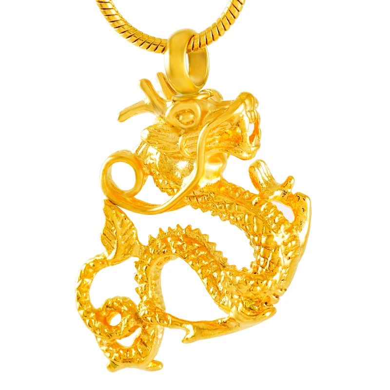 JJ9527 Steel/Gold/Rose gold/Black Stainless Steel Dragon Cremation Urn Necklace Pendants For Ashes Loss Of Pet Memorial Jewelry
JJ9527 Steel/Gold/Rose gold/Black Stainless Steel Dragon Cremation Urn Necklace Pendants For Ashes Loss Of Pet Memorial Jewelry